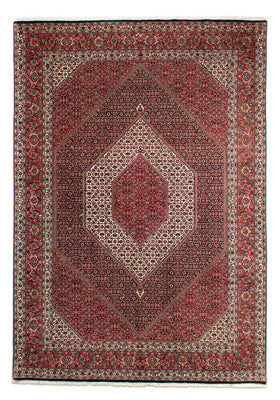 Alfombra persa - Bidjar - 293 x 203 cm - rojo claro