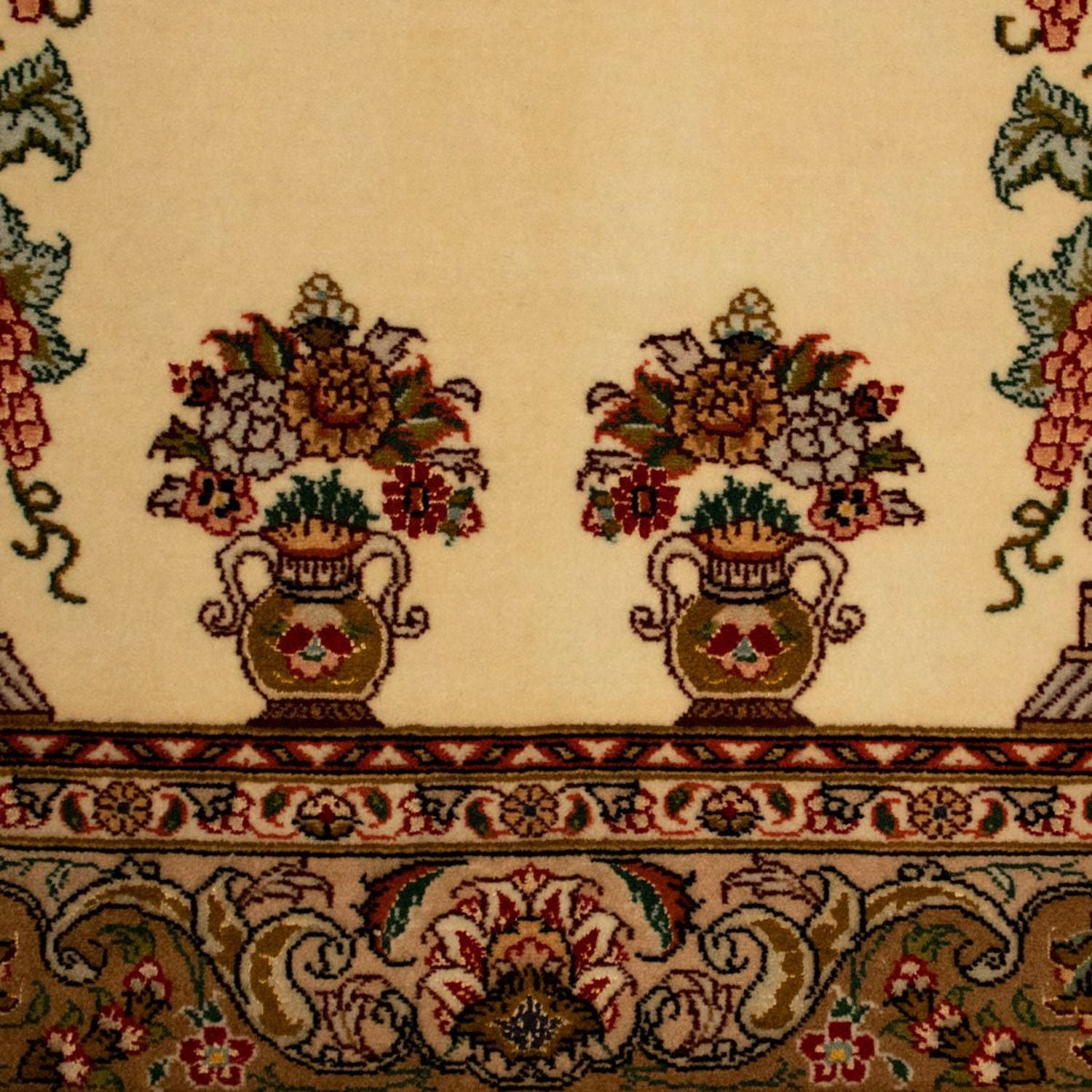 Alfombra Persa - Tabriz - Real - 153 x 103 cm - beige