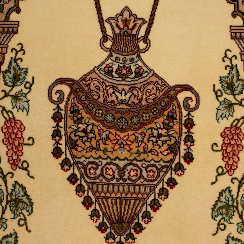 Alfombra Persa - Tabriz - Real - 153 x 103 cm - beige