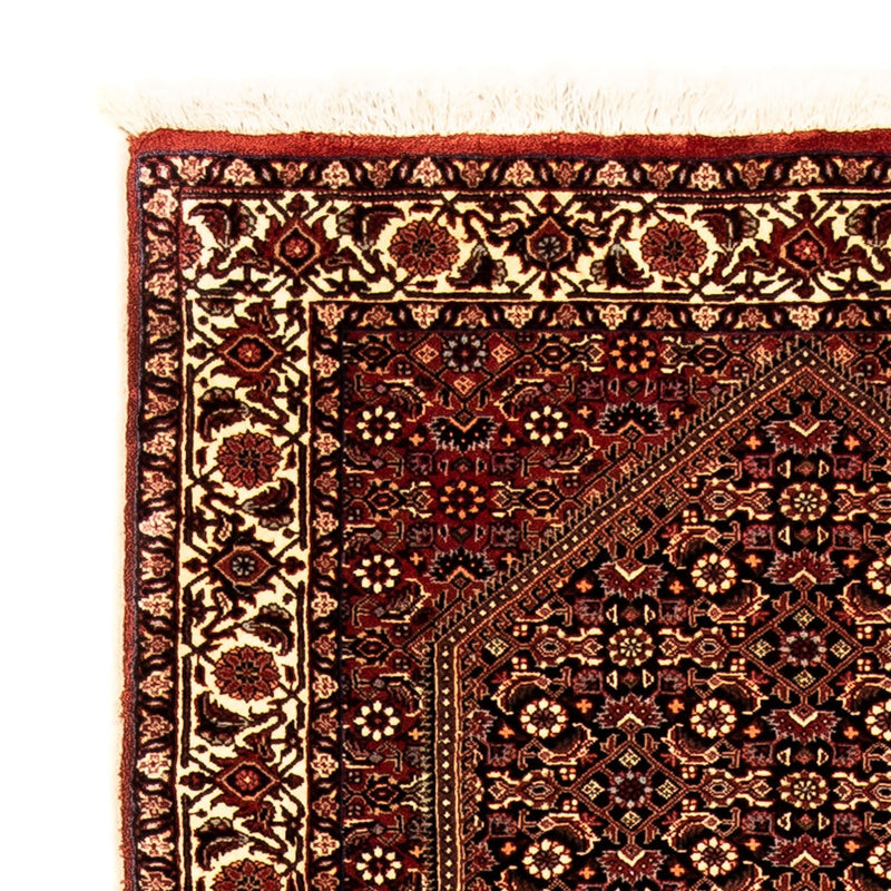 Alfombra de pasillo Alfombra persa - Bidjar - 292 x 84 cm - rojo oscuro