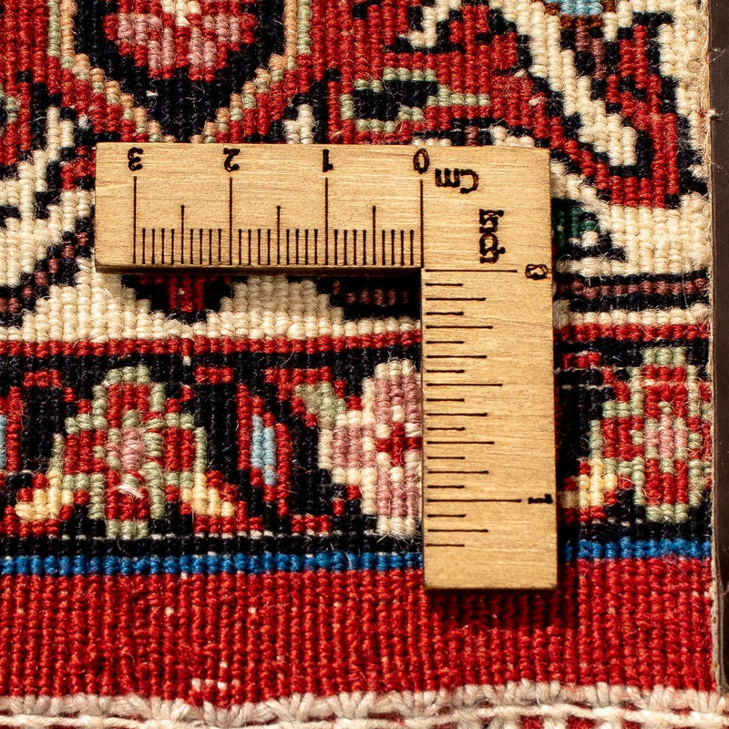 Alfombra de pasillo Alfombra persa - Bidjar - 292 x 84 cm - rojo oscuro