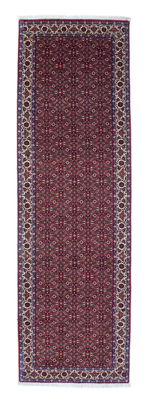 Alfombra de pasillo Alfombra persa - Bidjar - 295 x 86 cm - óxido