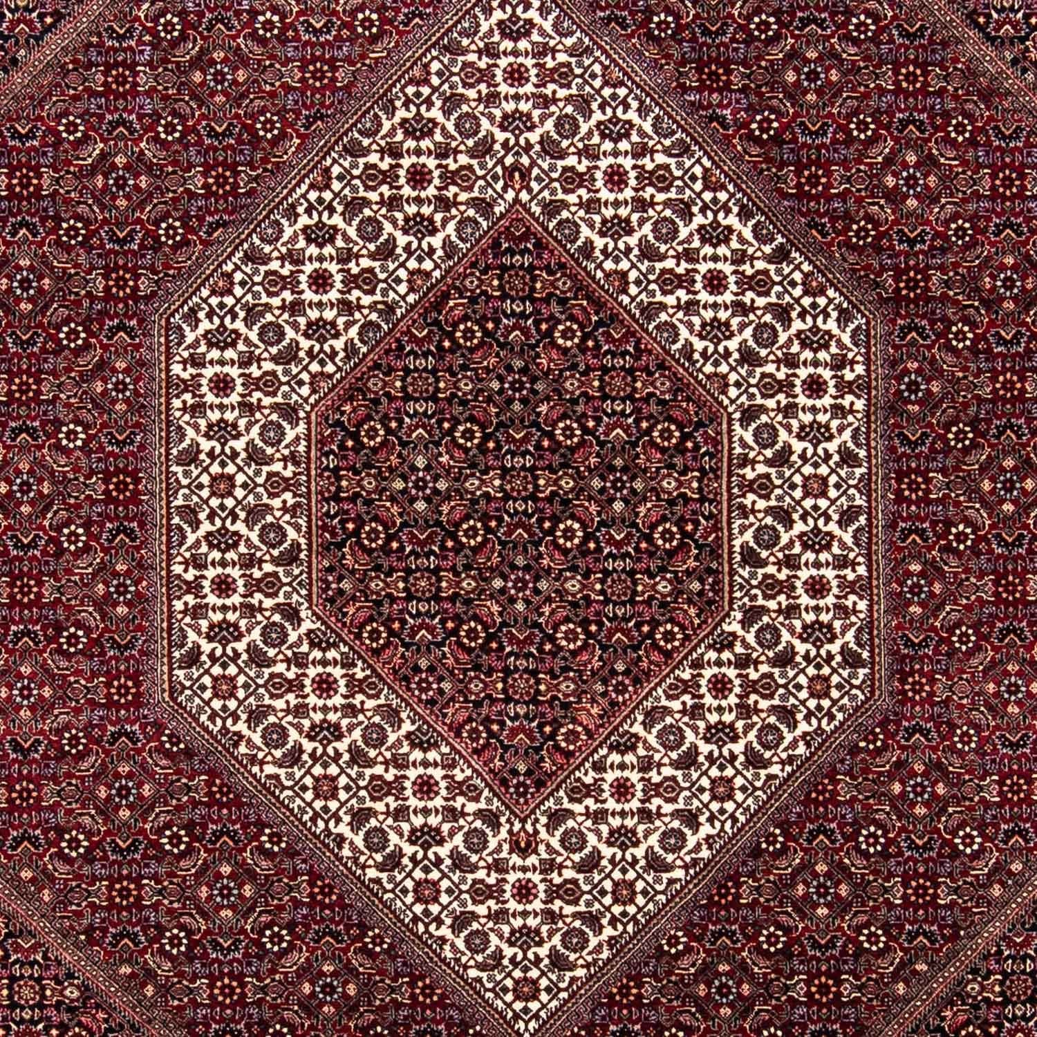 Alfombra persa - Bidjar - 238 x 171 cm - rojo oscuro