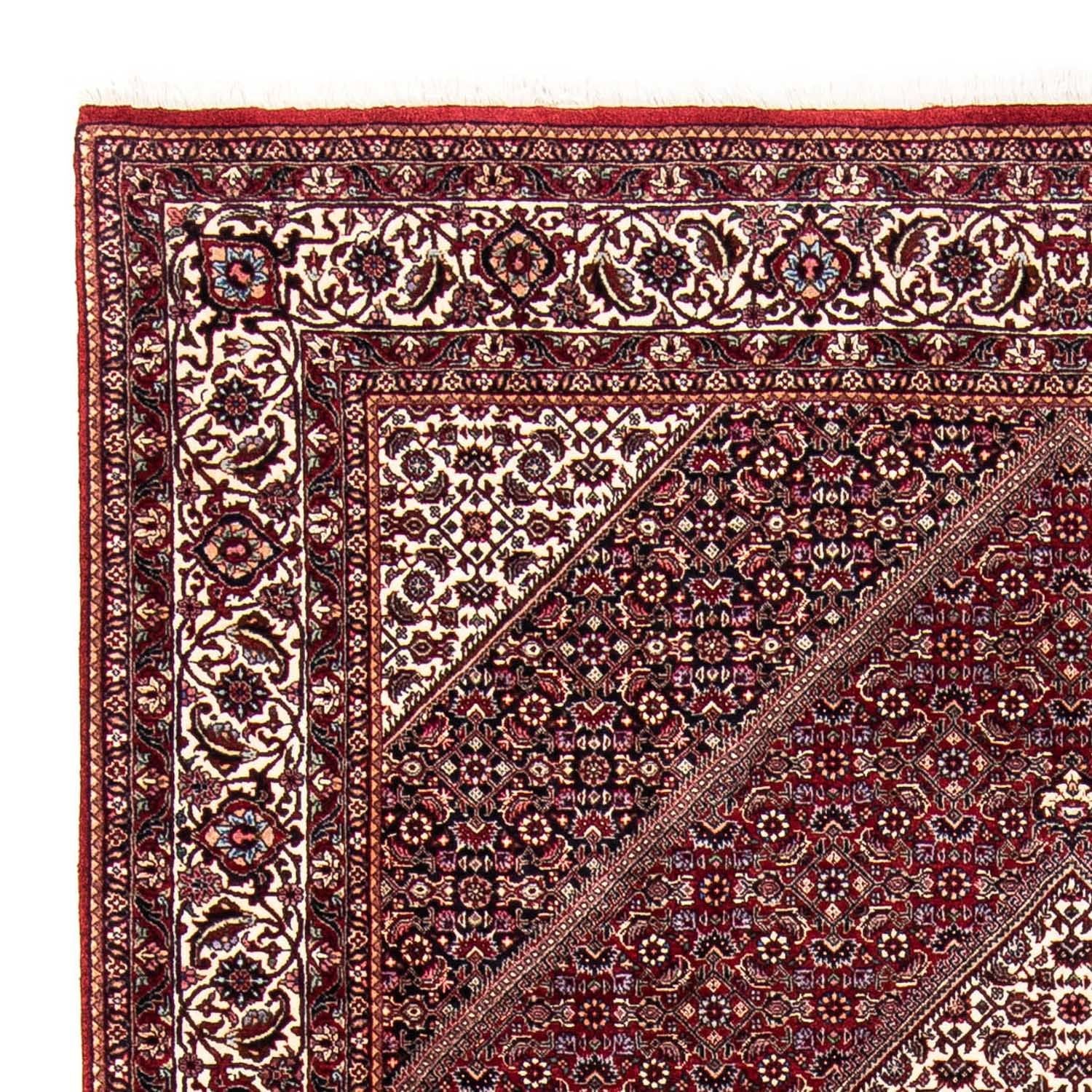 Alfombra persa - Bidjar - 238 x 171 cm - rojo oscuro