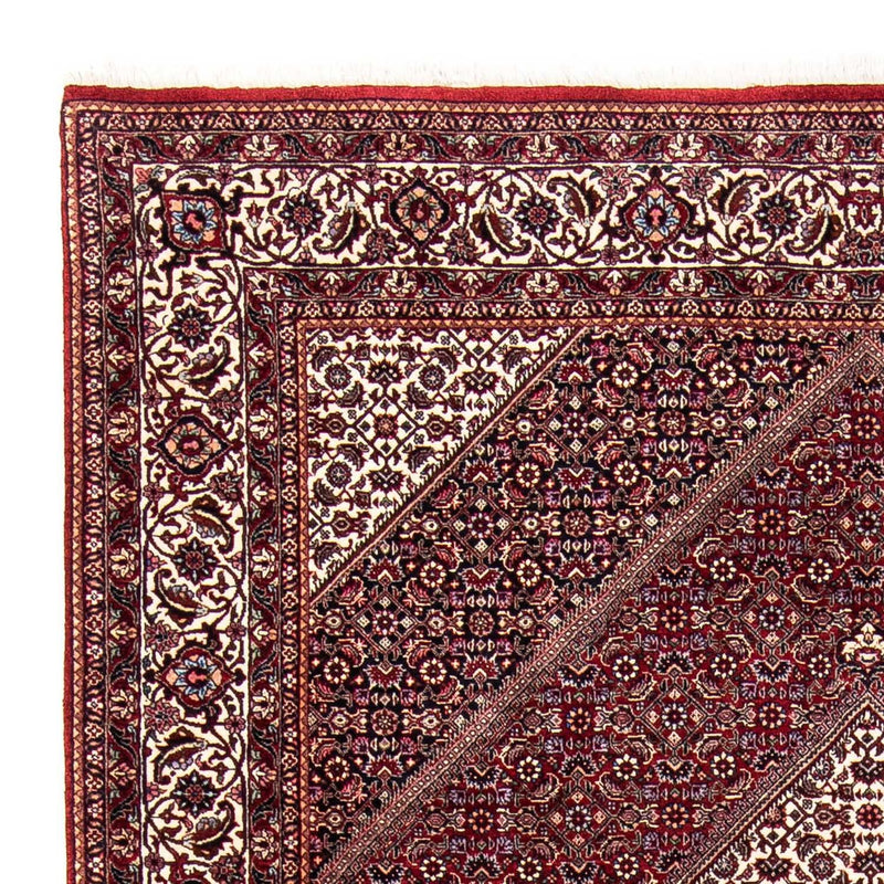 Alfombra persa - Bidjar - 238 x 171 cm - rojo oscuro