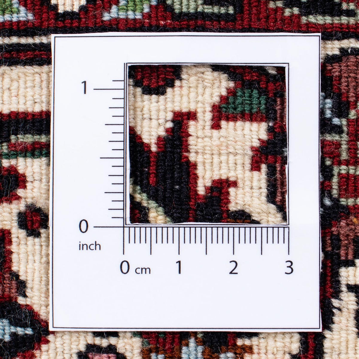 Alfombra persa - Bidjar - 238 x 171 cm - rojo oscuro