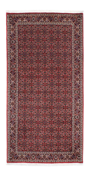 Alfombra de pasillo Alfombra persa - Bidjar - 204 x 99 cm - rojo