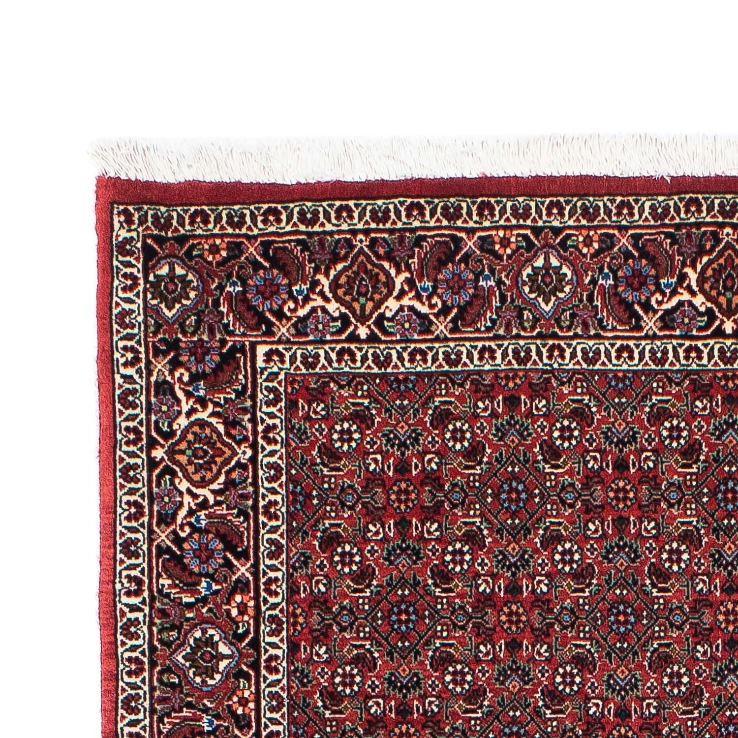Alfombra de pasillo Alfombra persa - Bidjar - 204 x 99 cm - rojo