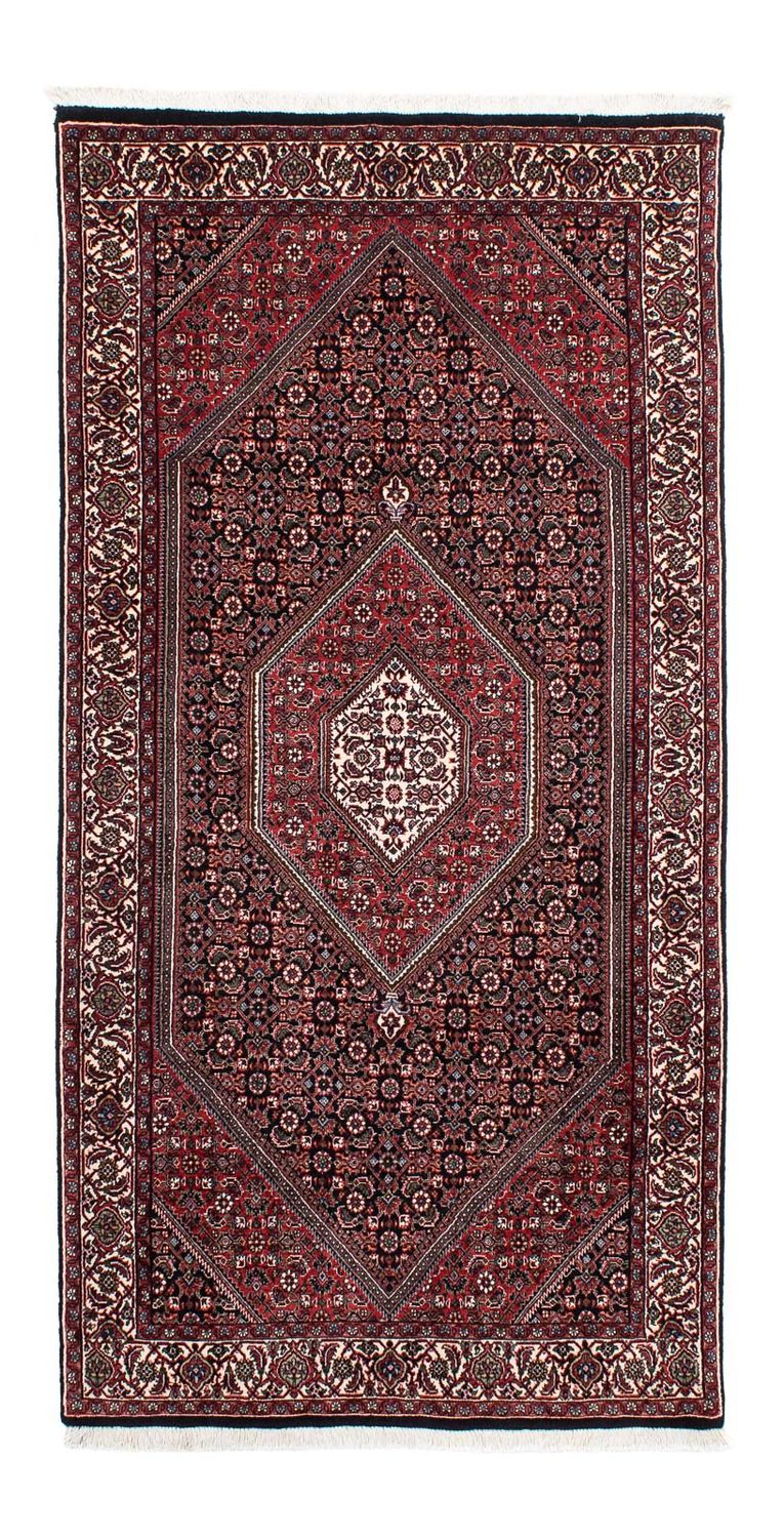 Alfombra de pasillo Alfombra persa - Bidjar - 203 x 100 cm - azul oscuro