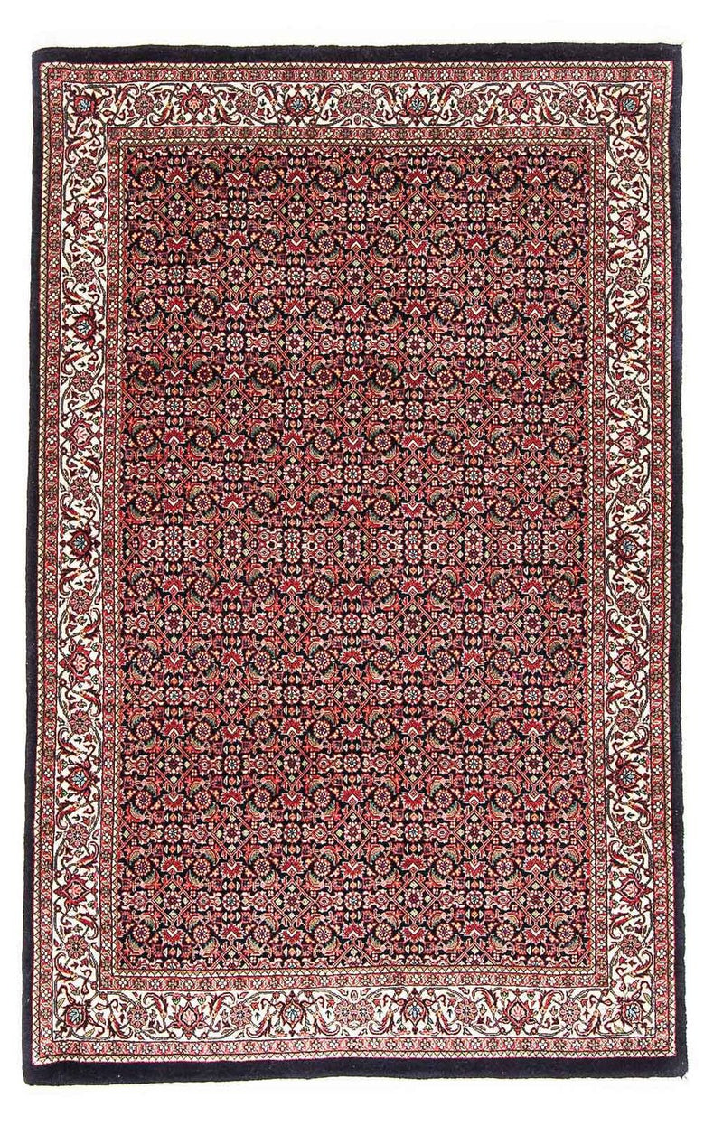 Alfombra persa - Bidjar - 170 x 108 cm - azul oscuro