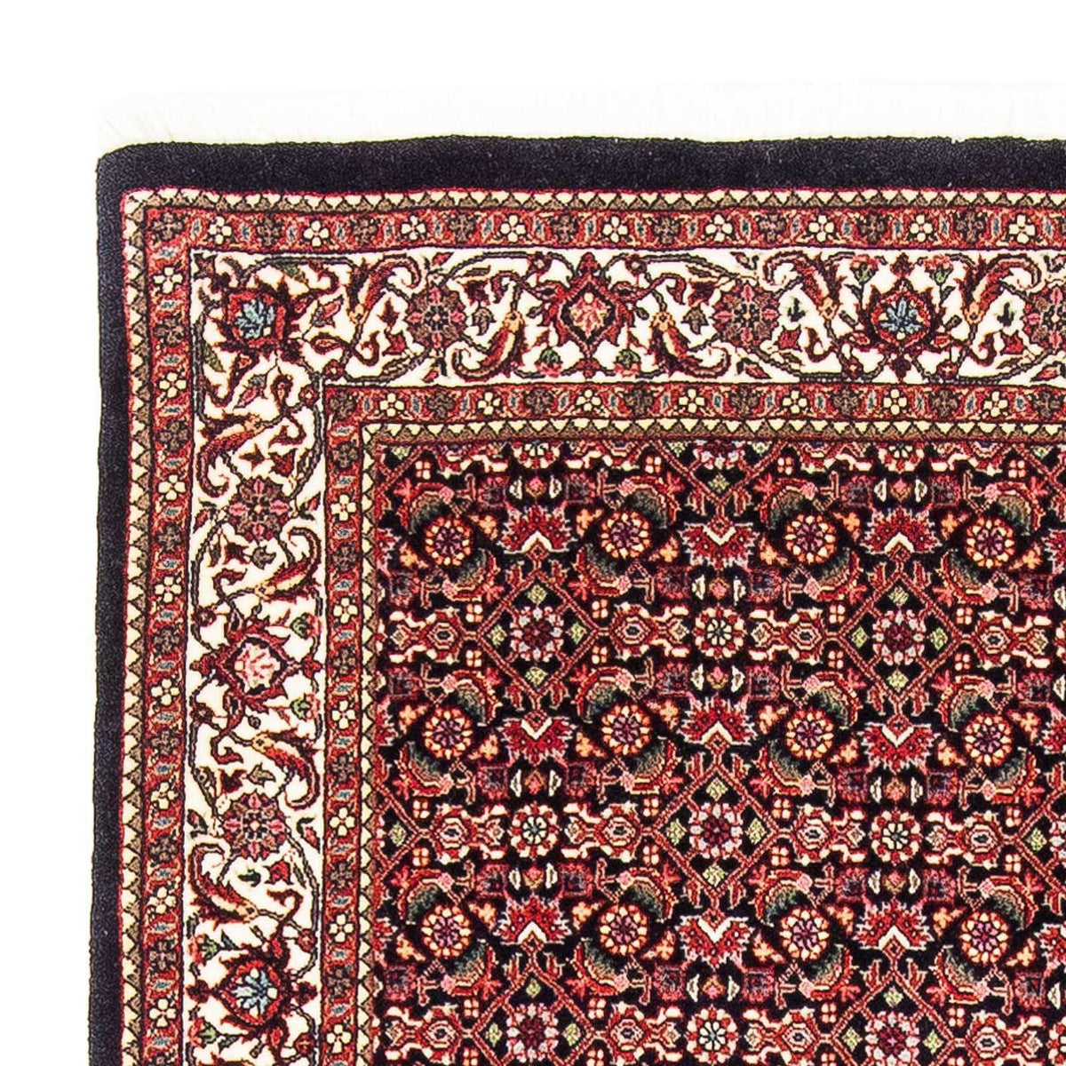 Alfombra persa - Bidjar - 170 x 108 cm - azul oscuro