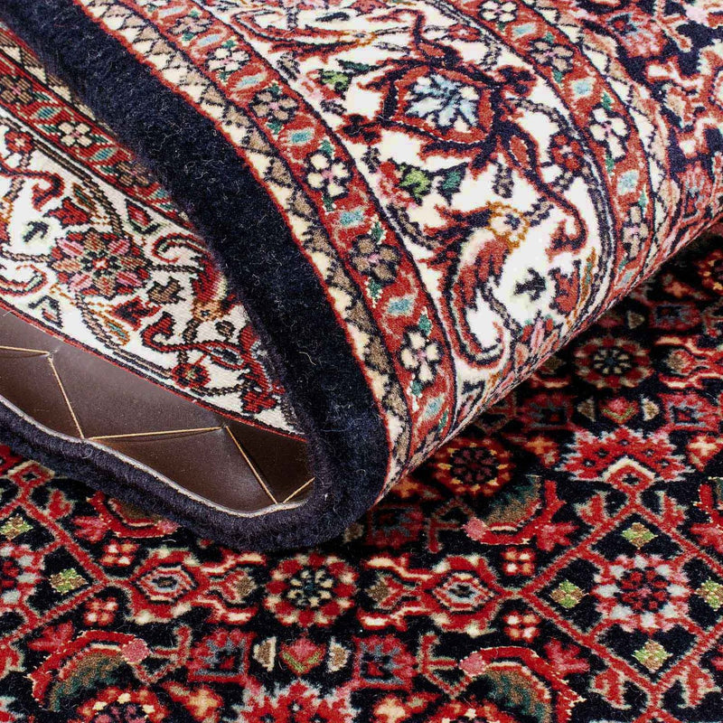 Alfombra persa - Bidjar - 170 x 108 cm - azul oscuro