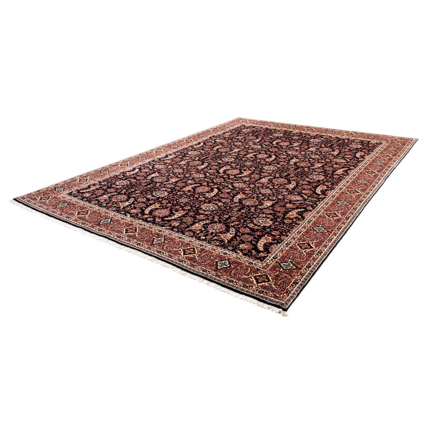 Alfombra persa - Bidjar - 344 x 250 cm - negro