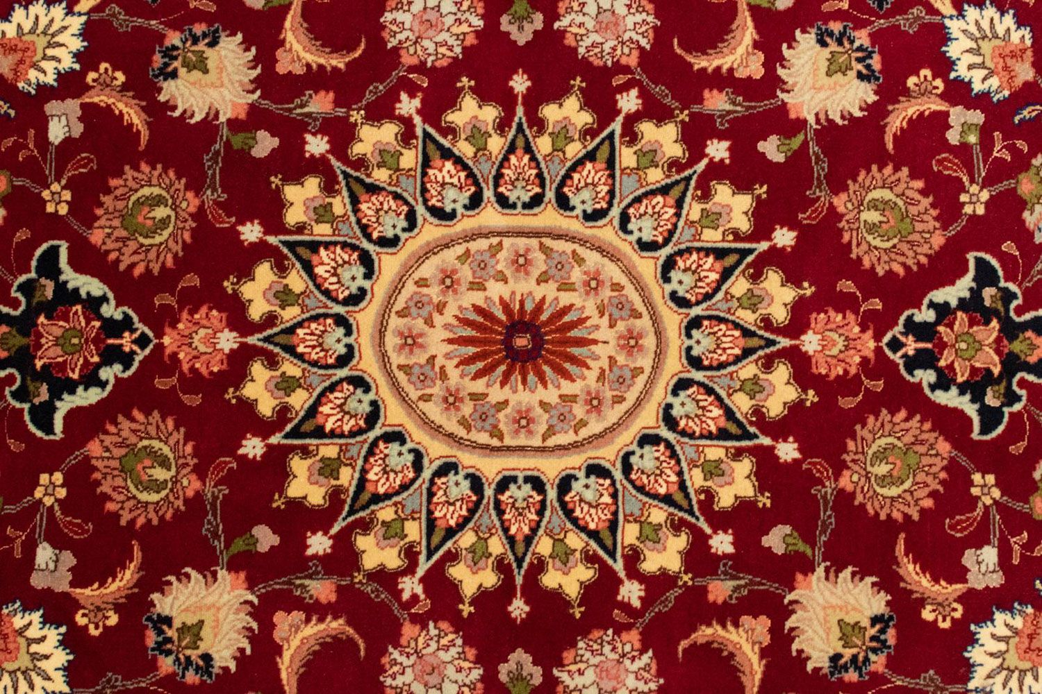 Alfombra Persa - Tabriz - Real - 150 x 101 cm - rojo