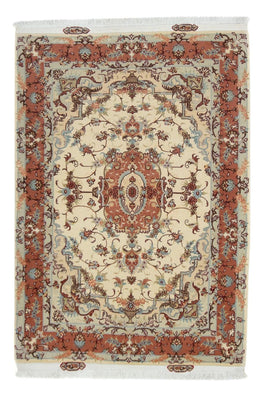 Alfombra Persa - Tabriz - Real - 151 x 103 cm - beige