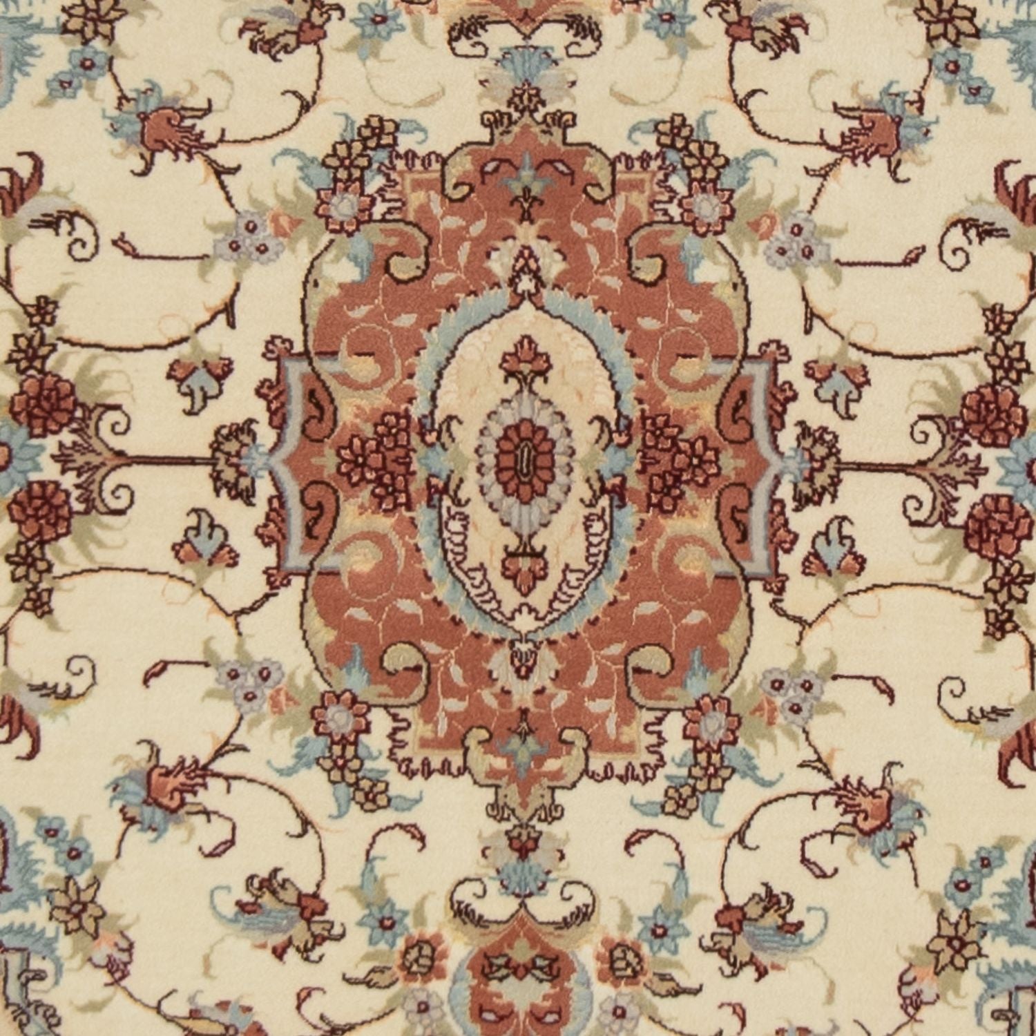Alfombra Persa - Tabriz - Real - 151 x 103 cm - beige