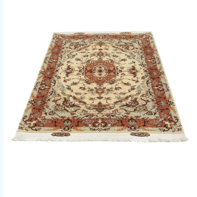 Alfombra Persa - Tabriz - Real - 151 x 103 cm - beige