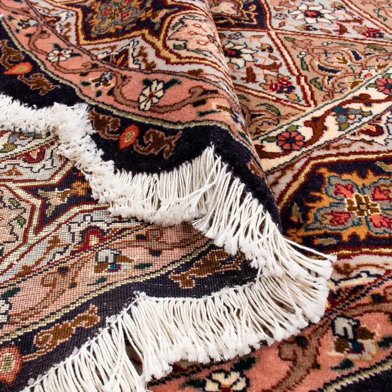 Alfombra Persa - Tabriz - Real redondo  - 150 x 150 cm - marrón
