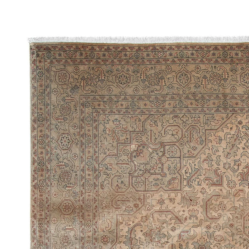Alfombra Persa - Tabriz - Real - 296 x 198 cm - marrón claro