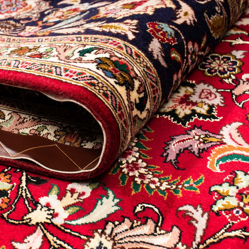 Alfombra Persa - Tabriz - Real - 308 x 205 cm - rojo oscuro