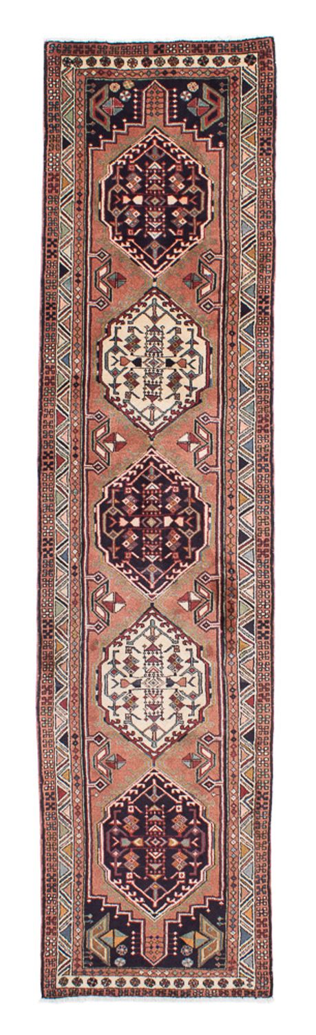Alfombra de pasillo Alfombra persa - Nómada - 298 x 70 cm - marrón claro