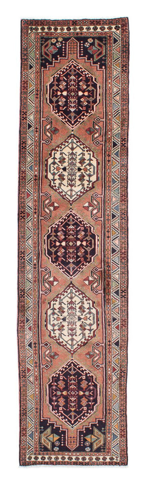 Alfombra de pasillo Alfombra persa - Nómada - 298 x 70 cm - marrón claro