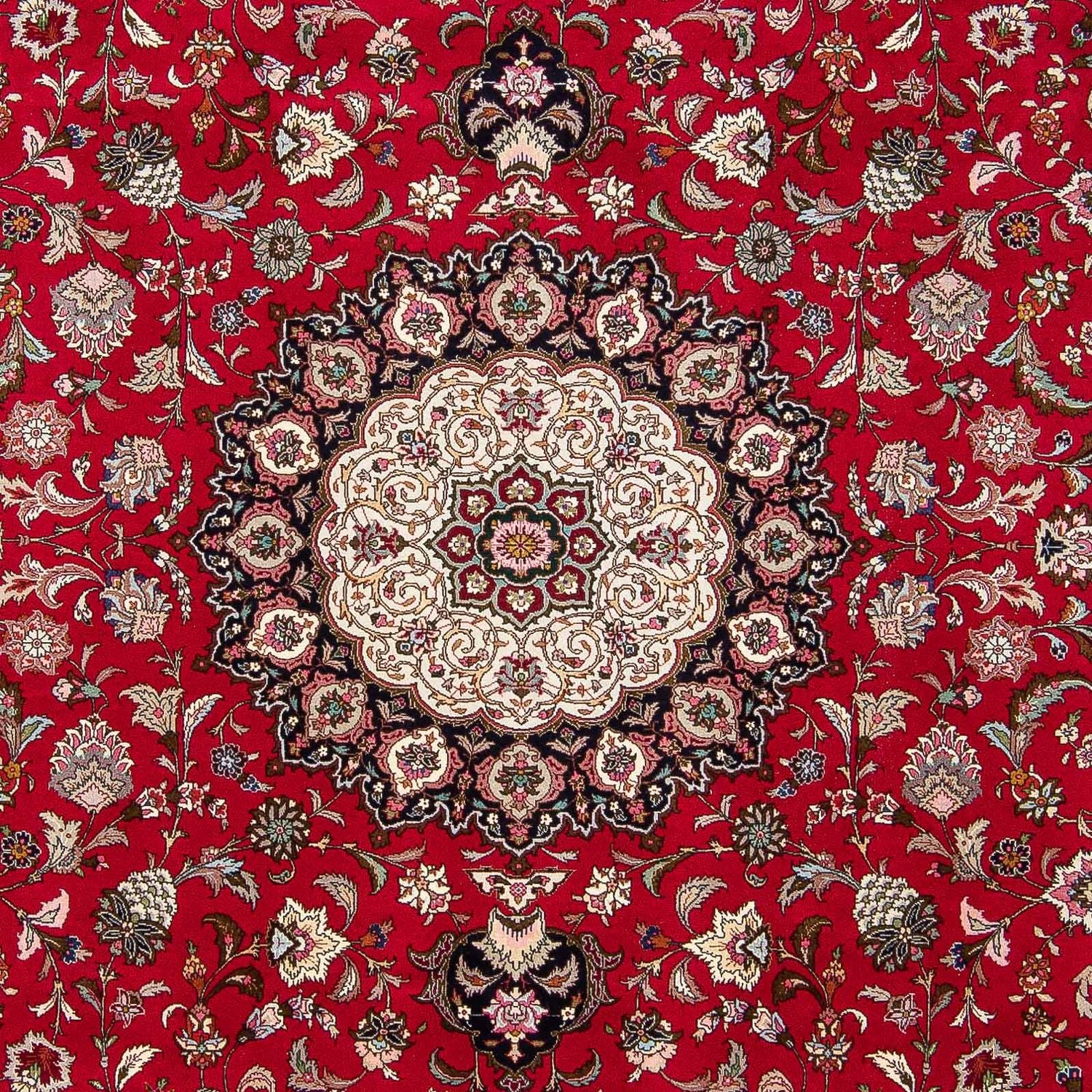 Alfombra Persa - Tabriz - Real - 302 x 248 cm - rojo