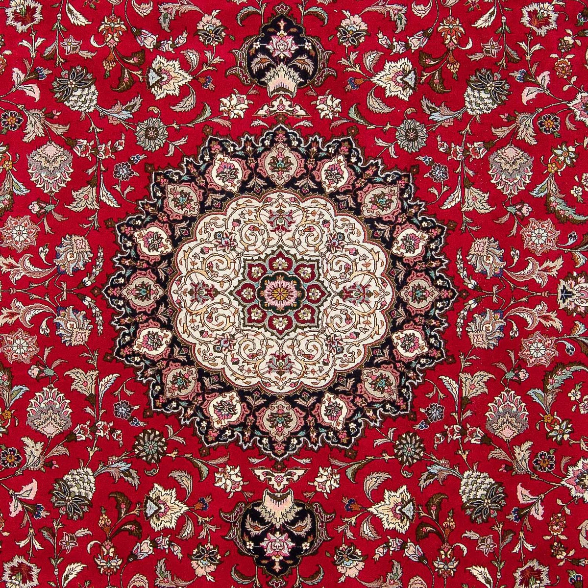 Alfombra Persa - Tabriz - Real - 302 x 248 cm - rojo
