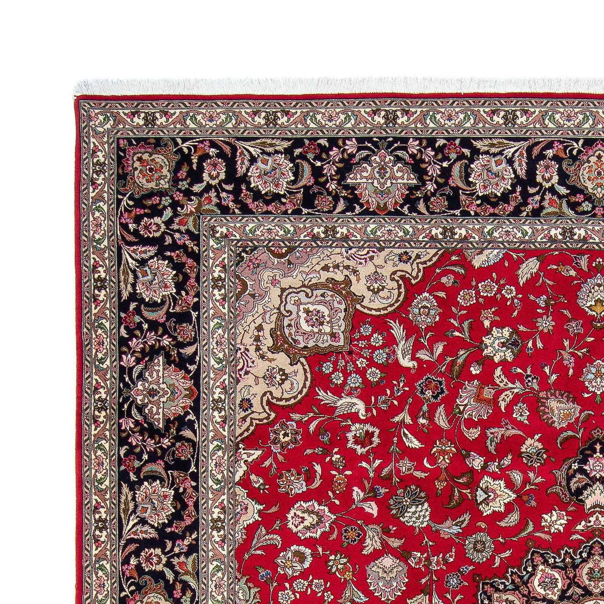 Alfombra Persa - Tabriz - Real - 302 x 248 cm - rojo