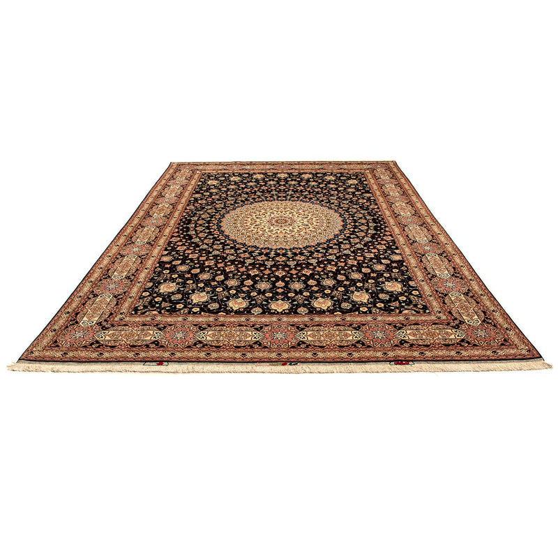 Alfombra Persa - Tabriz - Real - 338 x 248 cm - azul oscuro