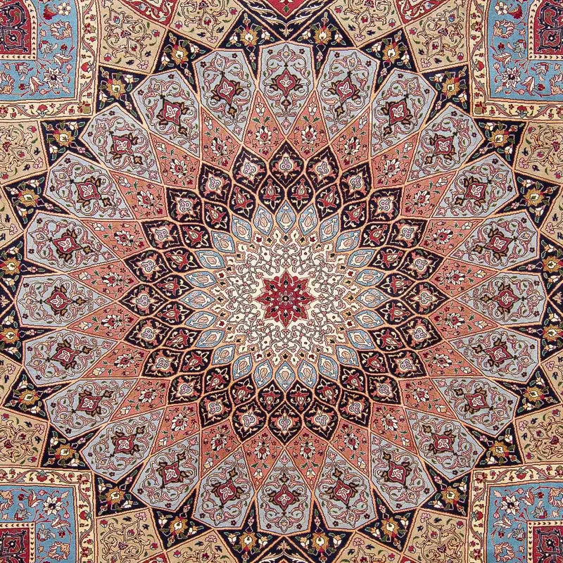 Alfombra Persa - Tabriz - Real - 298 x 253 cm - multicolor