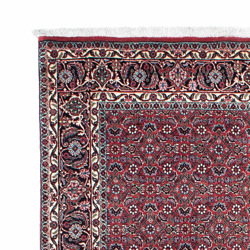 Alfombra persa - Bidjar - 216 x 128 cm - rojo claro