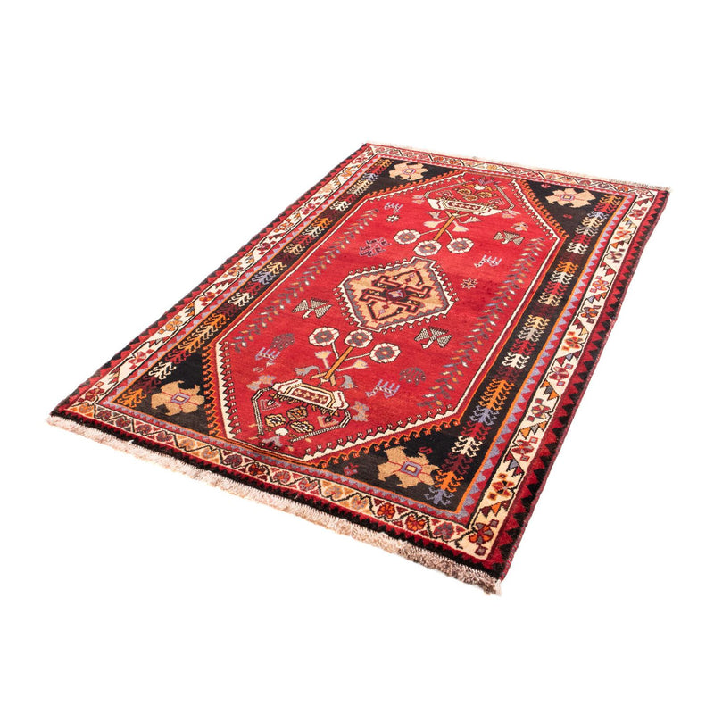 Alfombra persa - Nómada - 166 x 112 cm - rojo oscuro