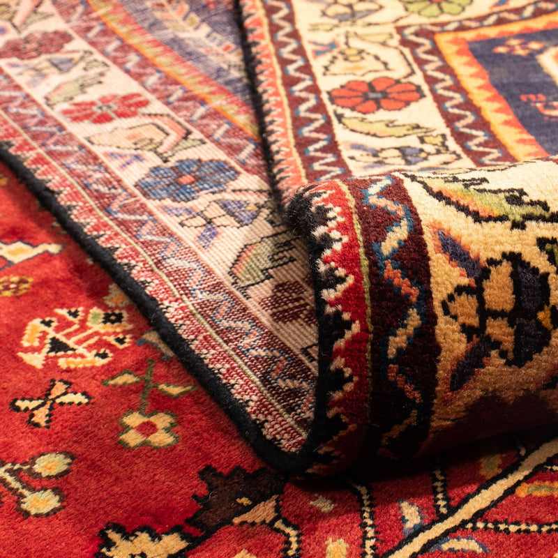 Alfombra persa - Nómada - 302 x 214 cm - rojo oscuro