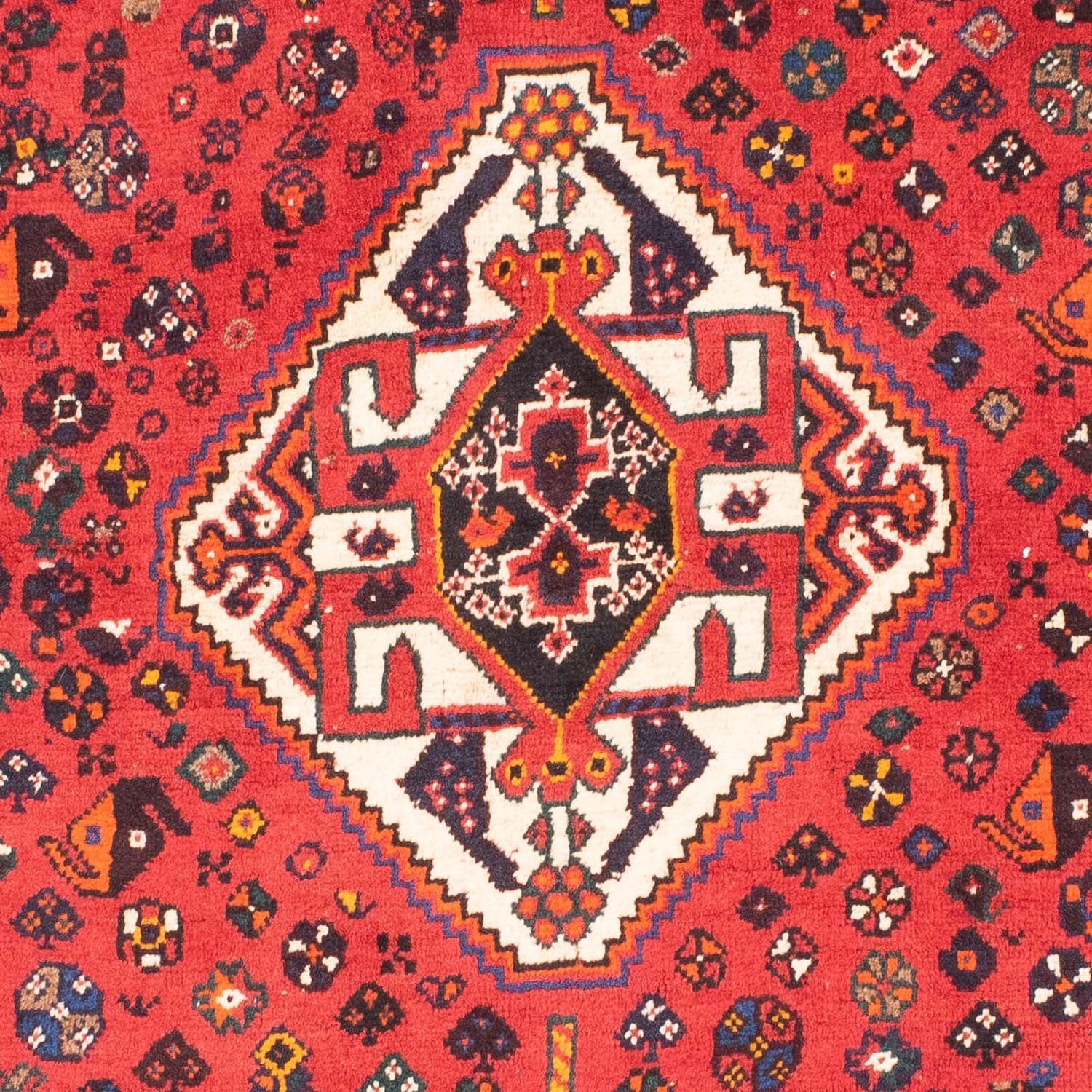 Alfombra persa - Nómada - 171 x 118 cm - rojo oscuro