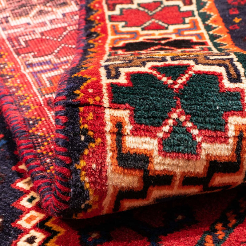Alfombra persa - Nómada - 171 x 118 cm - rojo oscuro