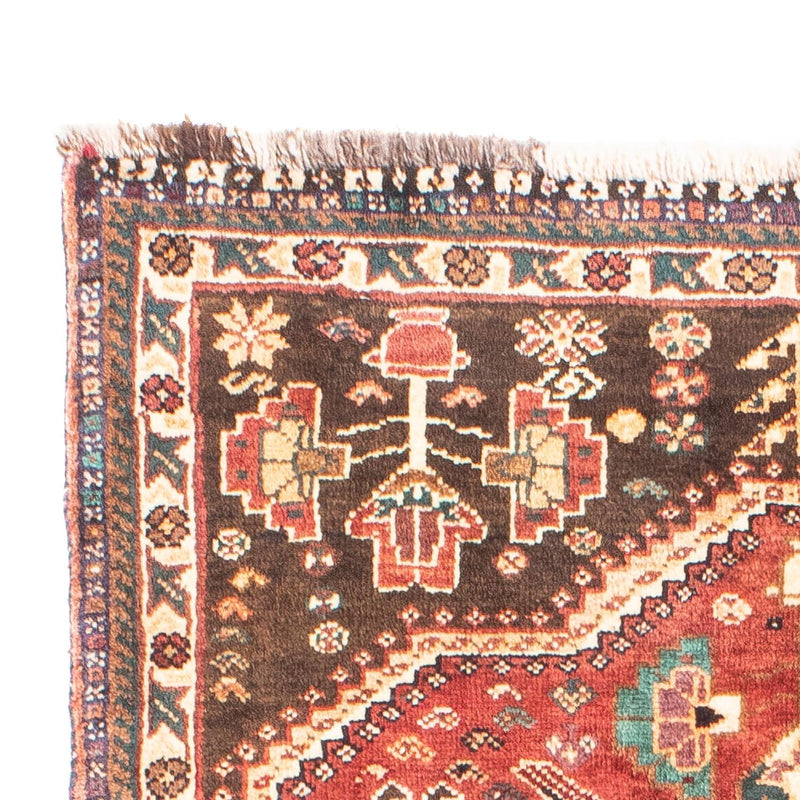 Alfombra de pasillo Alfombra persa - Nómada - 160 x 83 cm - rojo oscuro