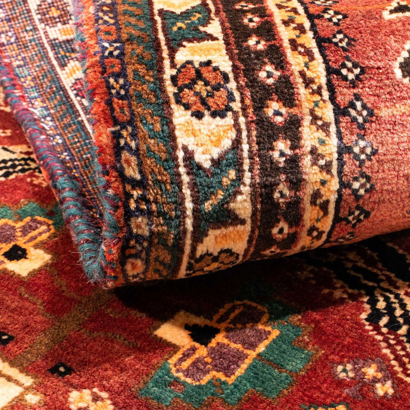 Alfombra de pasillo Alfombra persa - Nómada - 160 x 83 cm - rojo oscuro