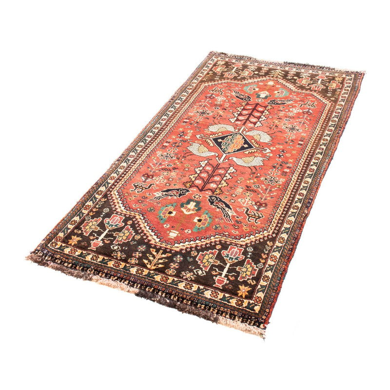 Alfombra de pasillo Alfombra persa - Nómada - 160 x 83 cm - rojo oscuro