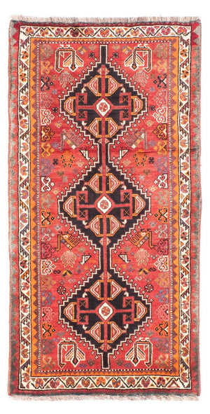 Alfombra de pasillo Alfombra persa - Nómada - 166 x 82 cm - rojo claro