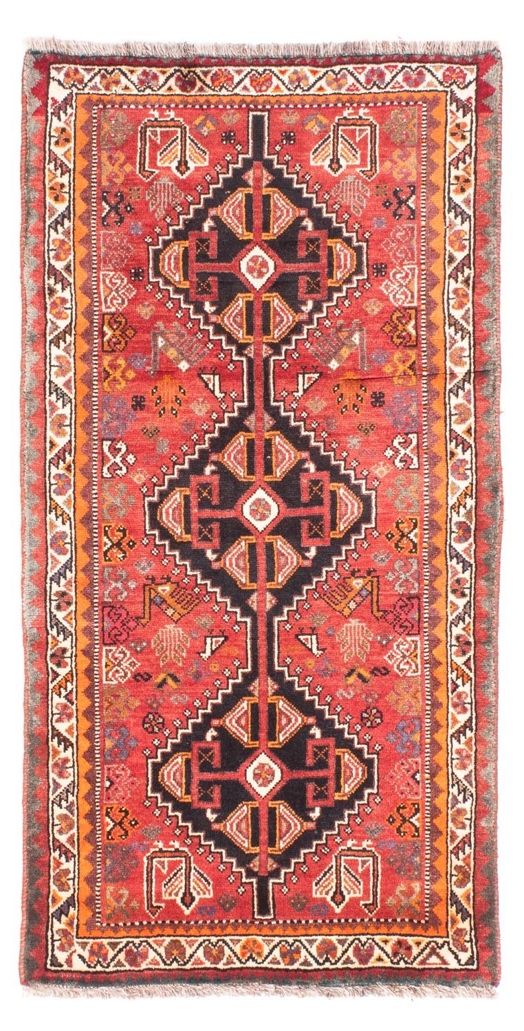 Alfombra de pasillo Alfombra persa - Nómada - 166 x 82 cm - rojo claro