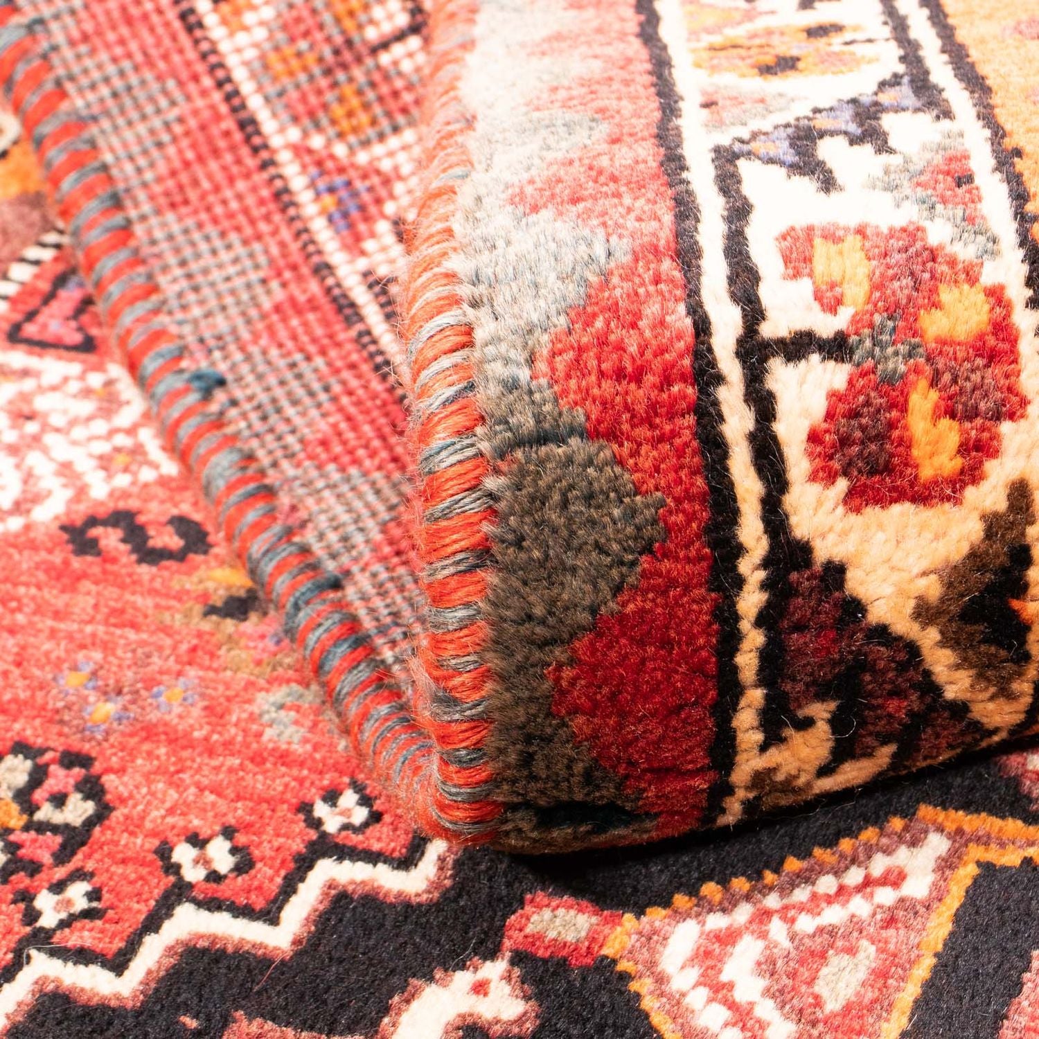 Alfombra de pasillo Alfombra persa - Nómada - 166 x 82 cm - rojo claro