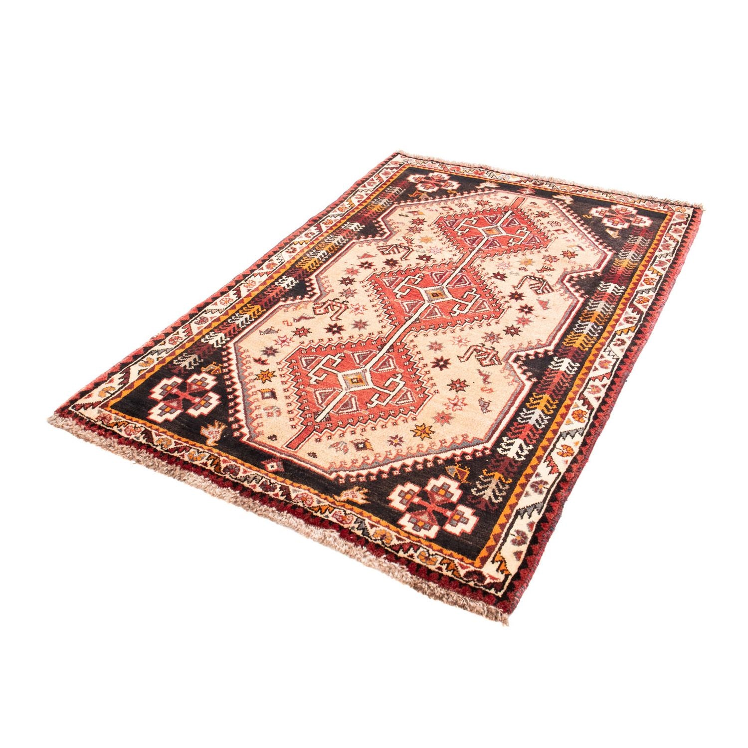 Alfombra persa - Nómada - 168 x 112 cm - beige