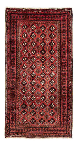 Alfombra de pasillo Alfombra persa - Nómada - 210 x 107 cm - rojo