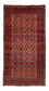 Alfombra de pasillo Alfombra persa - Nómada - 210 x 107 cm - rojo