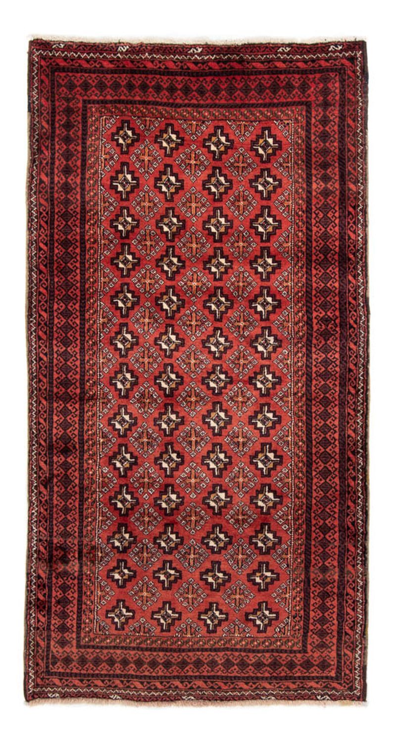 Alfombra de pasillo Alfombra persa - Nómada - 210 x 107 cm - rojo