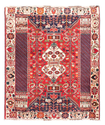 Alfombra persa - Nómada - 148 x 121 cm - rojo