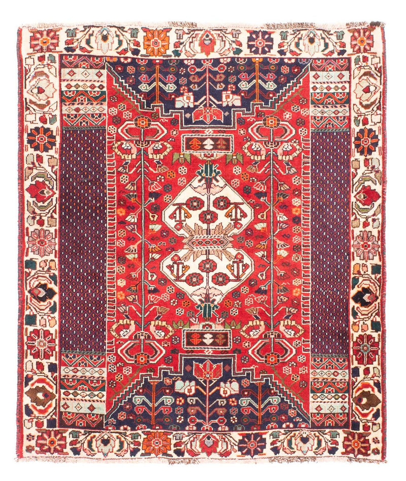 Alfombra persa - Nómada - 148 x 121 cm - rojo