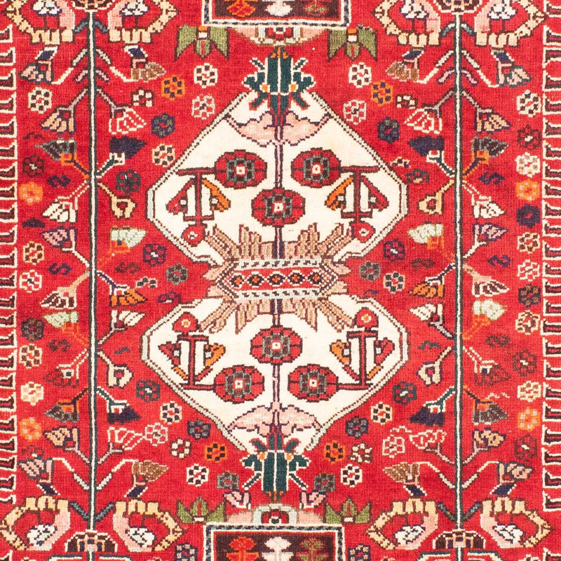 Alfombra persa - Nómada - 148 x 121 cm - rojo