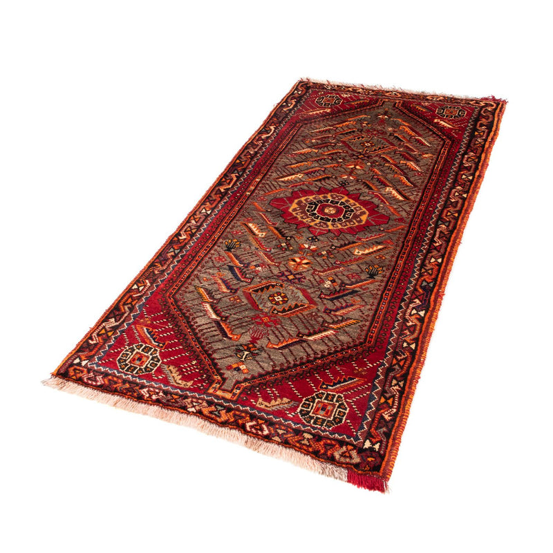 Alfombra de pasillo Alfombra persa - Nómada - 168 x 80 cm - rojo oscuro